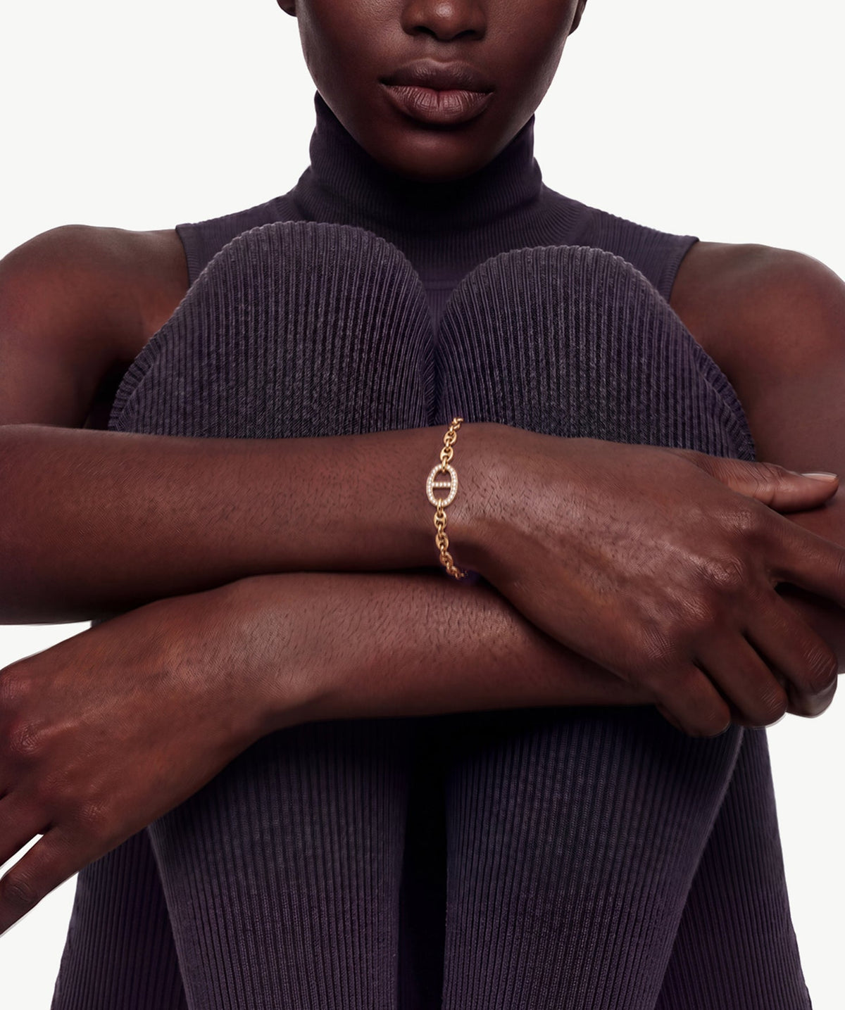 Vero Pave Mariner Chain Bracelet