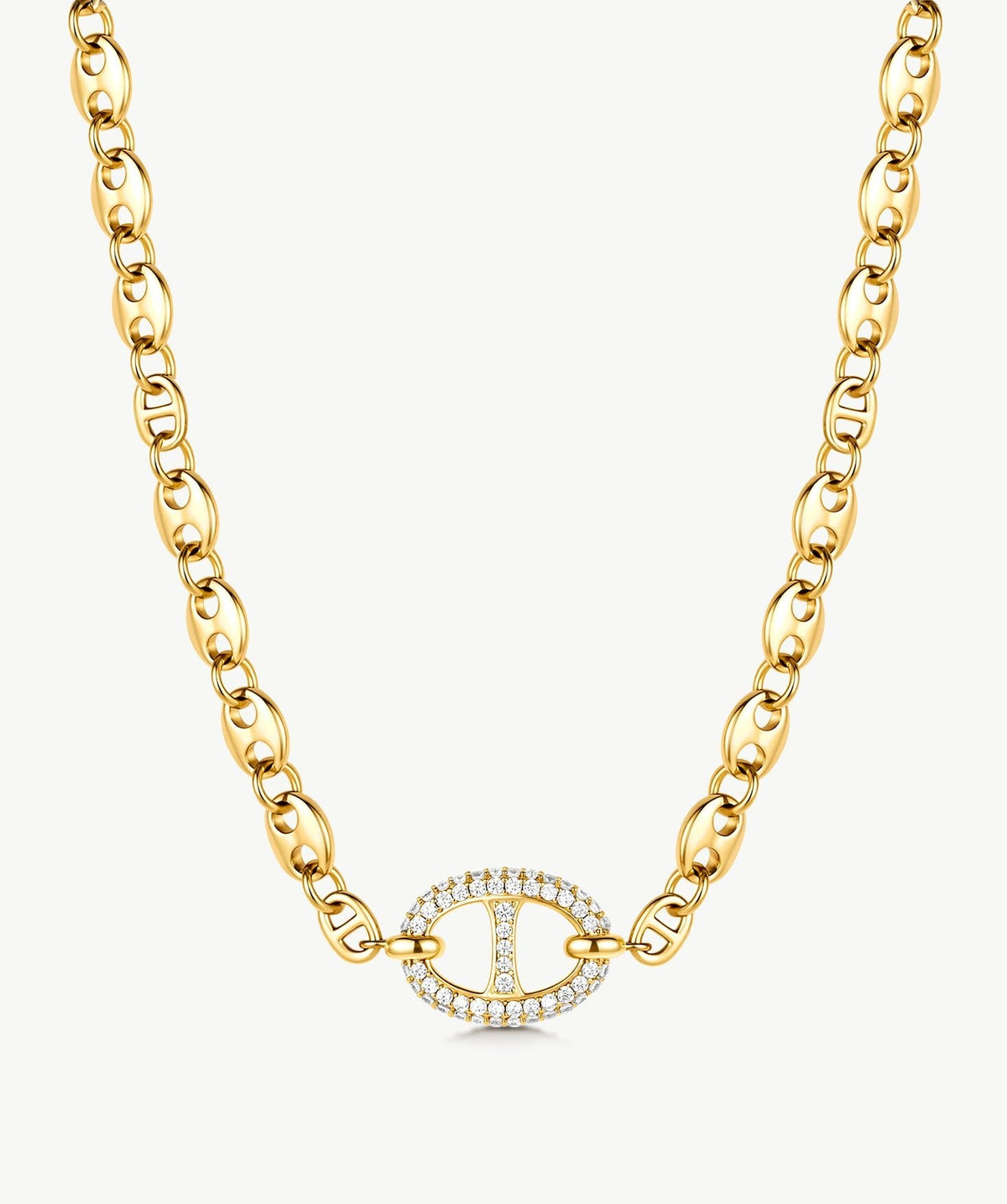Vero Pave Mariner Chain Necklace