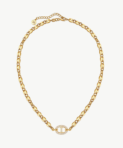 Vero Pave Mariner Chain Necklace