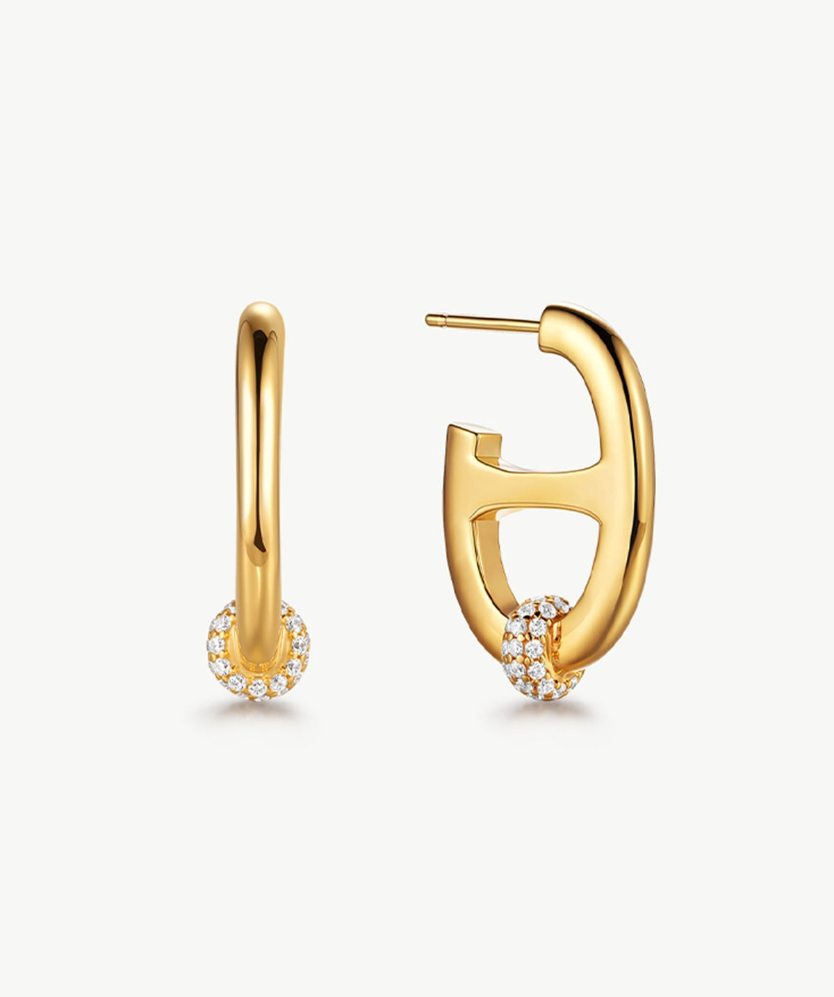 Vero Mariner Hoop Earrings