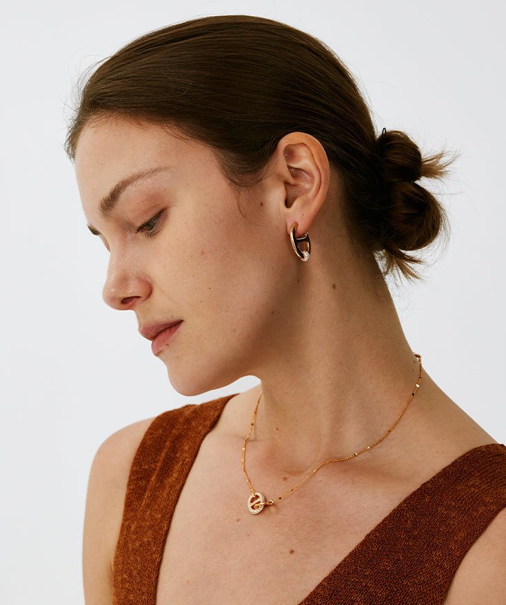 Vero Mariner Hoop Earrings