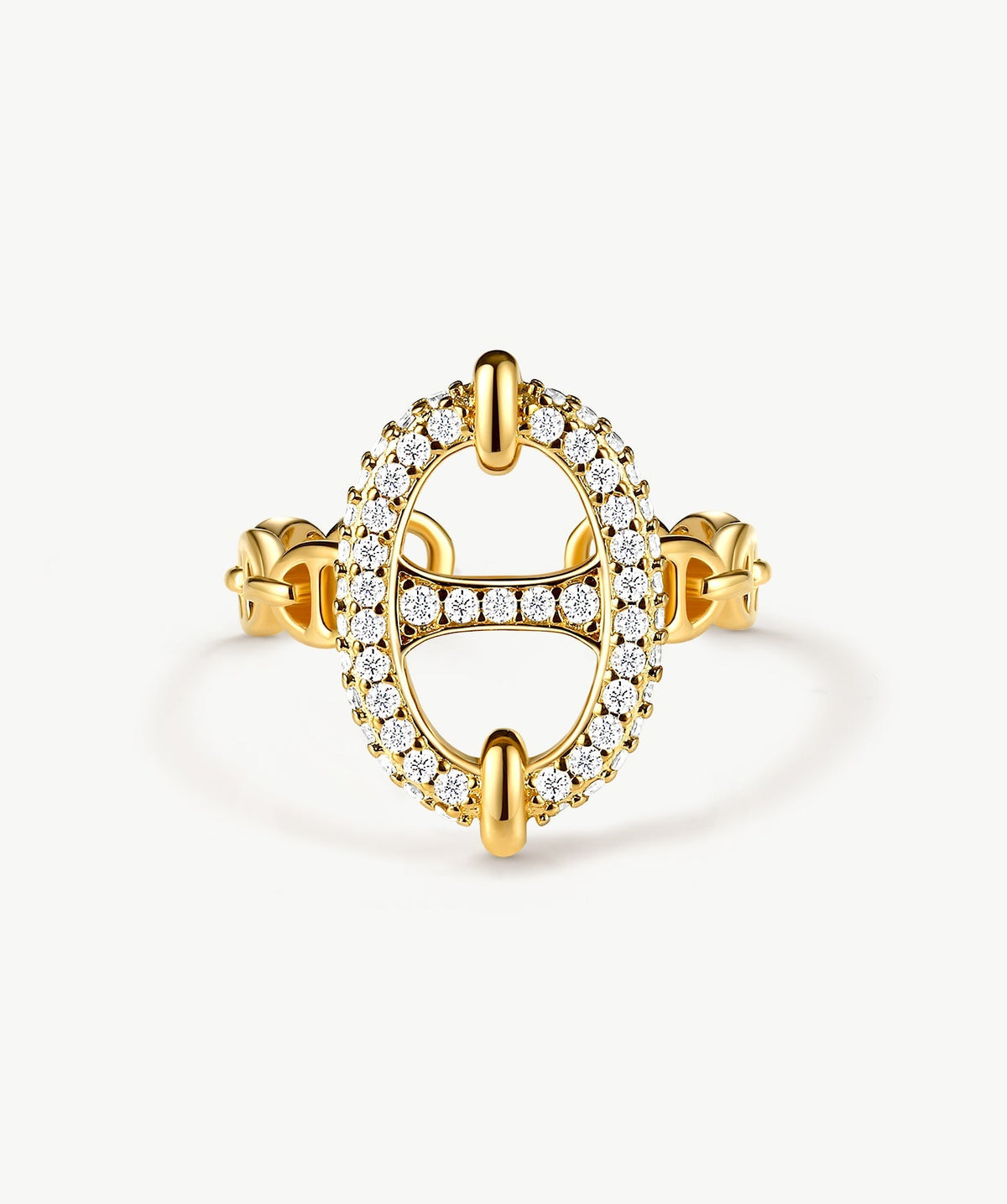 Vero Pave Mariner Ring