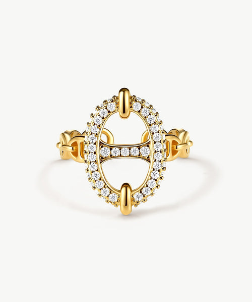 Vero Pave Mariner Ring