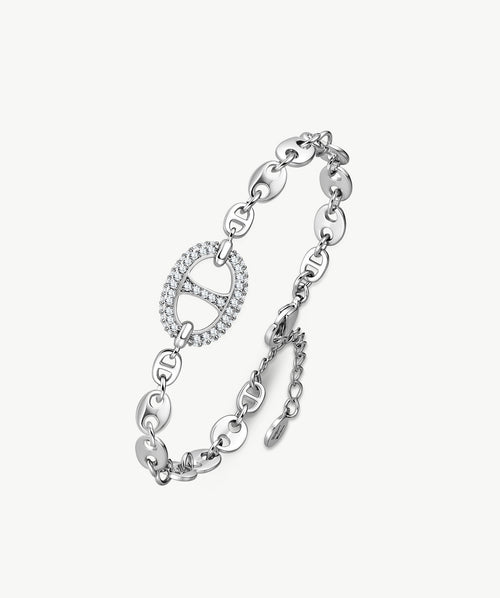 Vero Pave Mariner Chain Bracelet