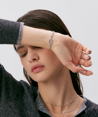 Vero Pave Mariner Chain Bracelet