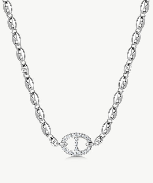 Vero Pave Mariner Chain Necklace