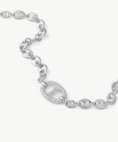 Vero Pave Mariner Chain Necklace