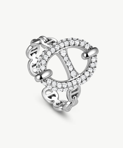 Vero Pave Mariner Ring