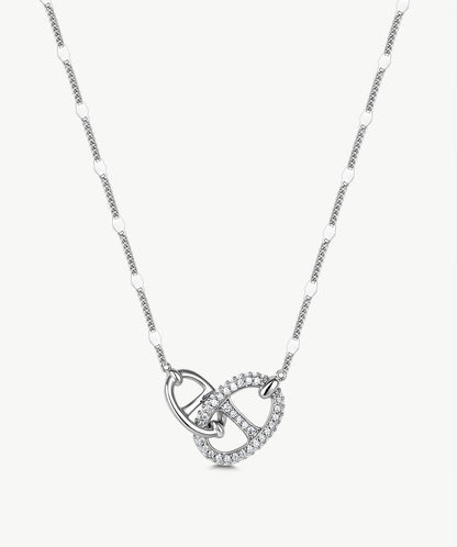 Vero Pave Mariner Interlocking Pendant Necklace