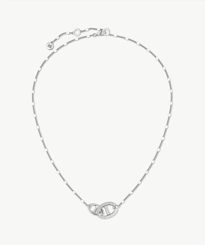 Vero Pave Mariner Interlocking Pendant Necklace